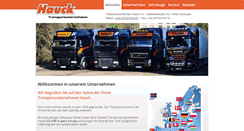 Desktop Screenshot of hauck-spedition.de